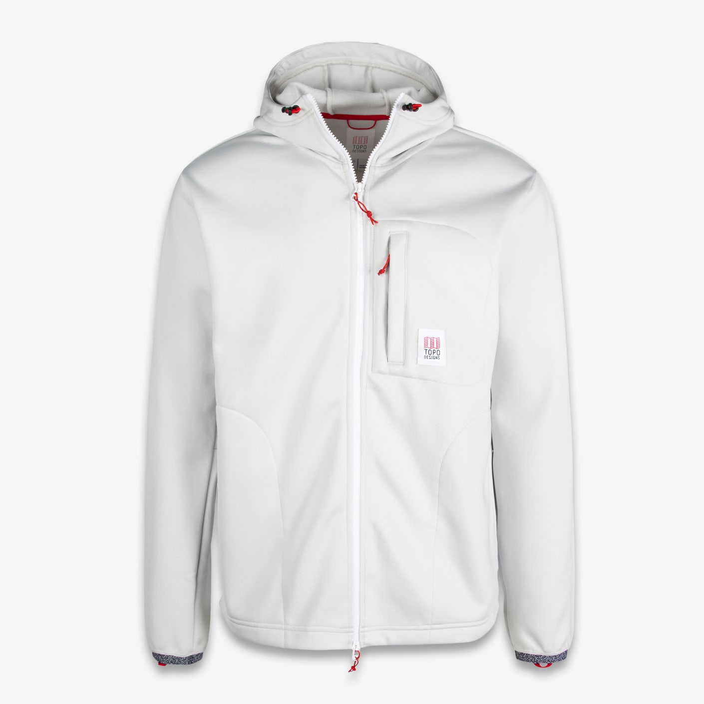 Topo Designs Tech Fleece Hoodie Grey Bespoke Post